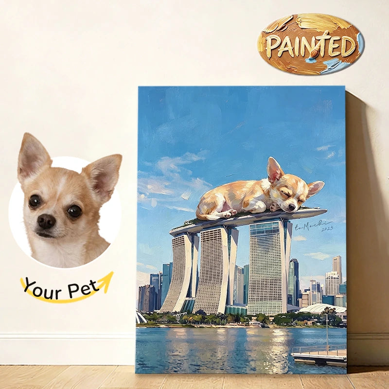 Singapore | Hand-painted Pet Portrait