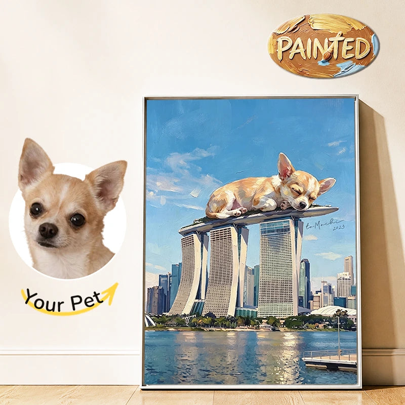 Singapore | Hand-painted Pet Portrait
