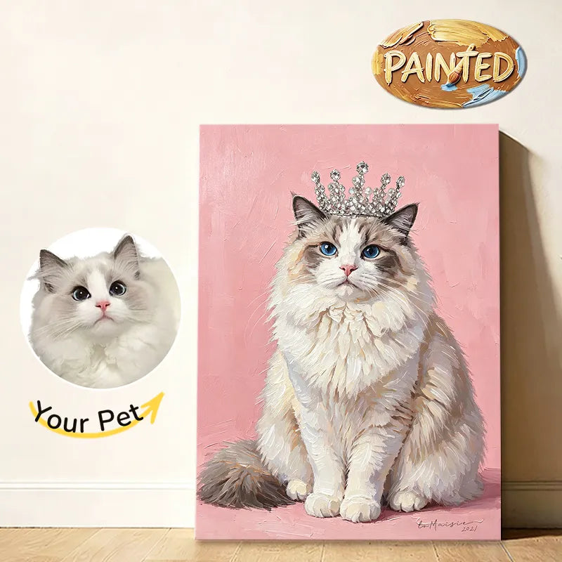 The Queen | Hand-painted Pet Portrait