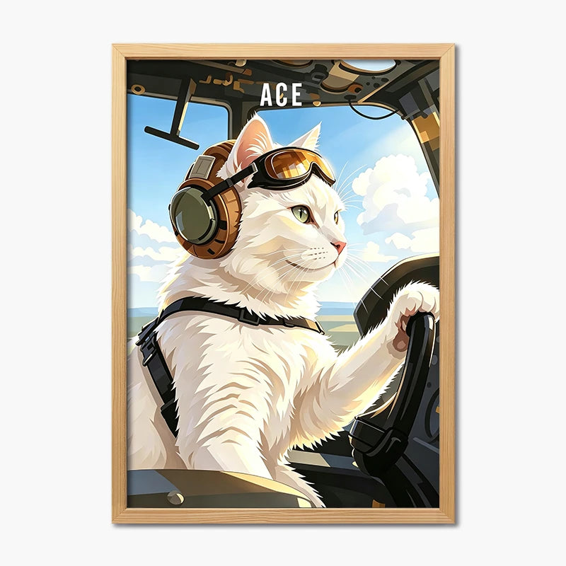 Pilot | Pet Portrait Print