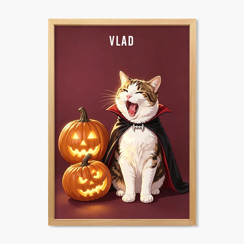 Vampire | Pet Portrait Print