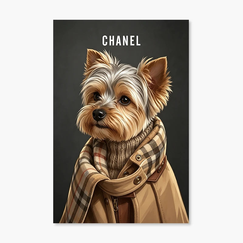 Fashion Model | Pet Portrait Print