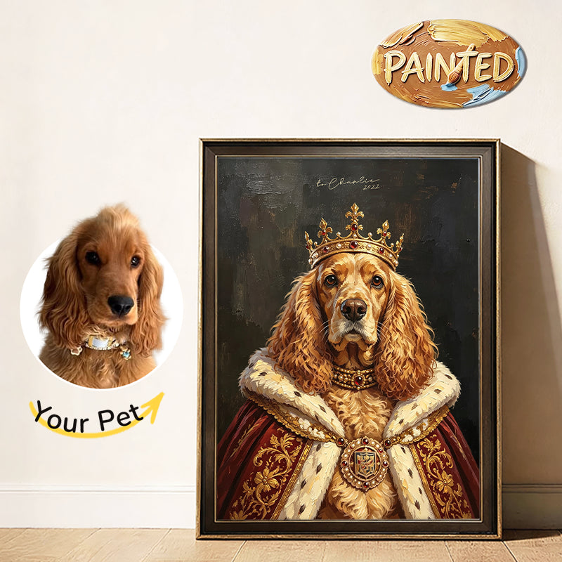 The King | Hand-painted Pet Portrait
