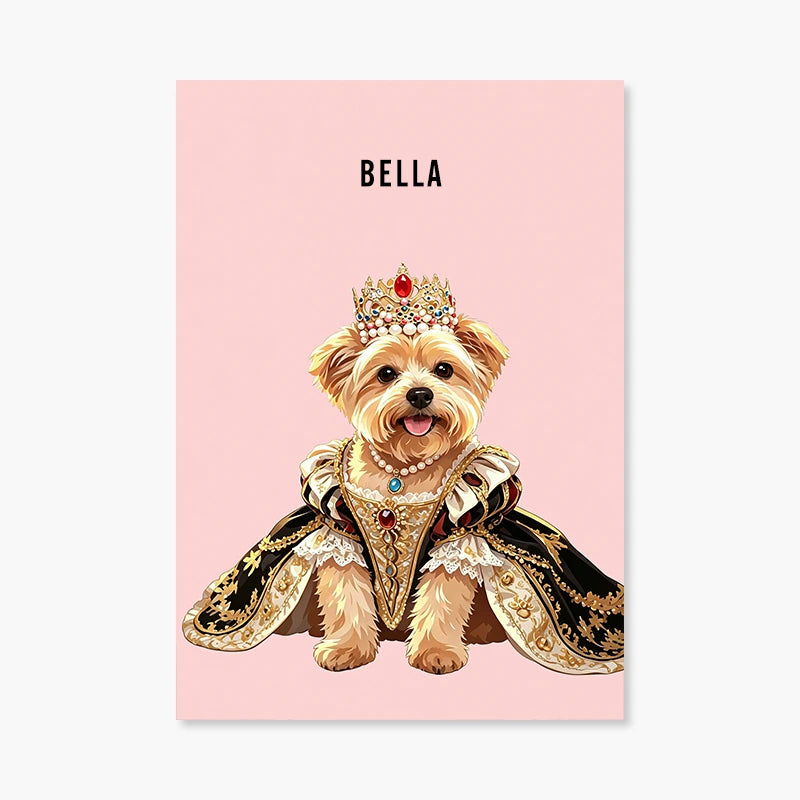 The Queen | Pet Portrait Print