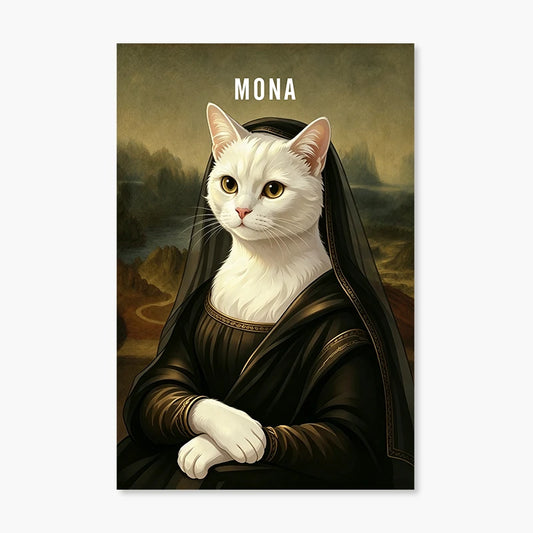 Mona Lisa | Pet Portrait Print