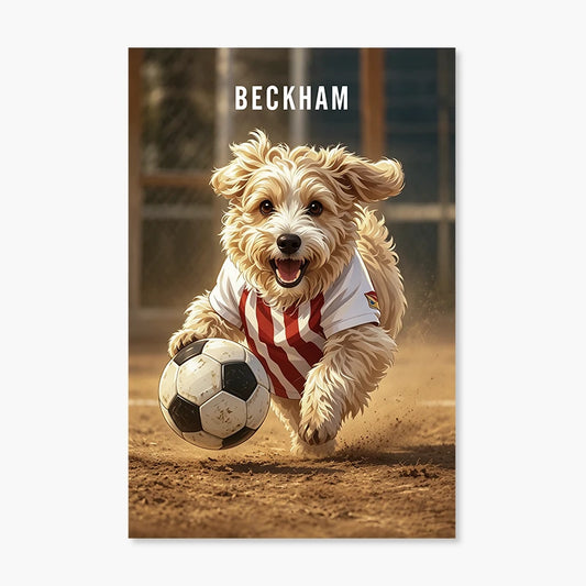 Soccer Player | Pet Portrait Print