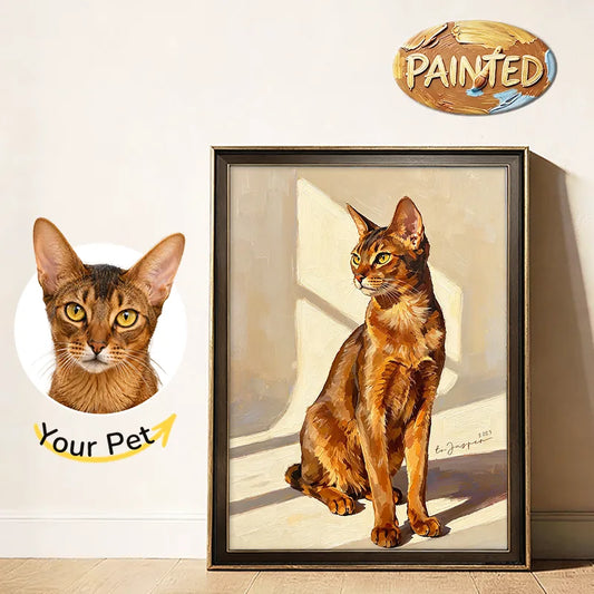 Design Your Own | Modern Pet Portrait | Hand-painted Pet Portrait