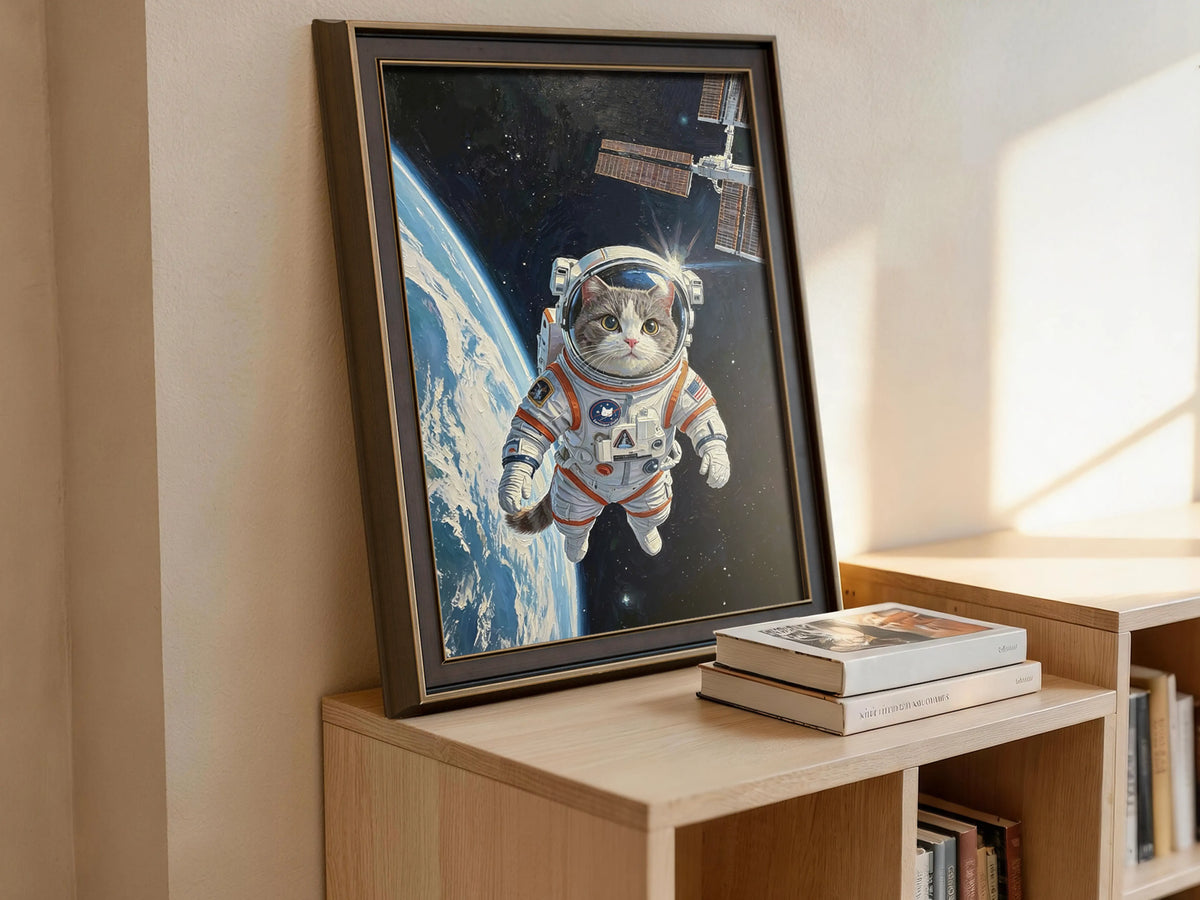 Luminipet artist process for a 2D Hand-painted Pet Portrait