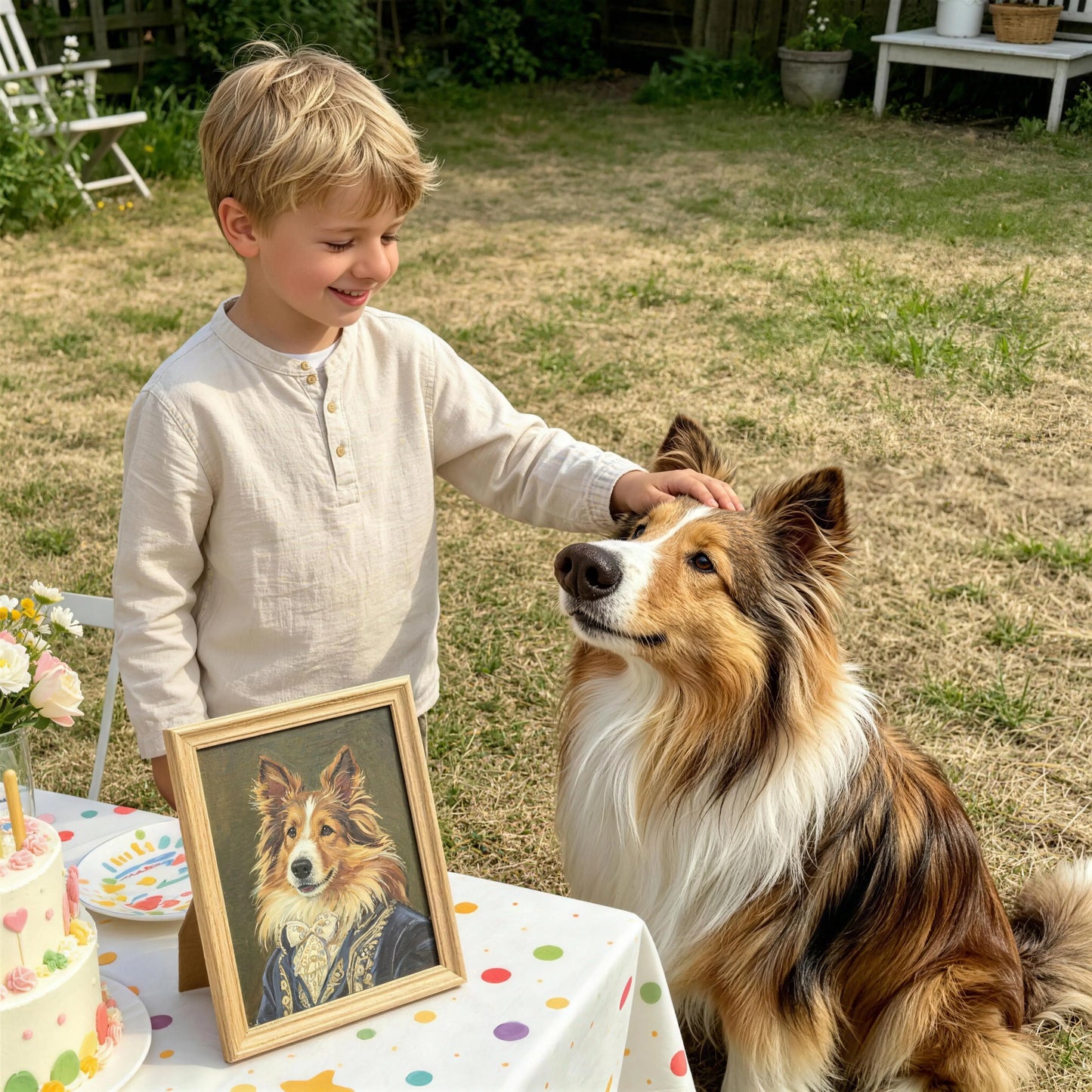 Custom Hand-Painted Pet Portrait | The Royal Collection
