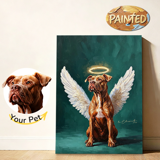 Holy Angel | Hand-painted Pet Portrait