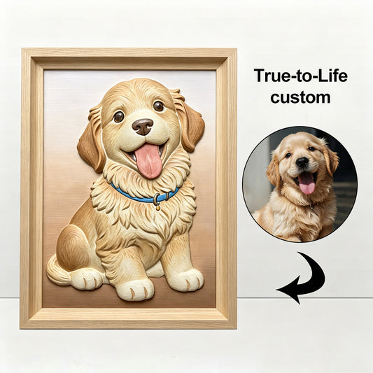 True-to-Life | Custom Handmade Relief Pet Portrait