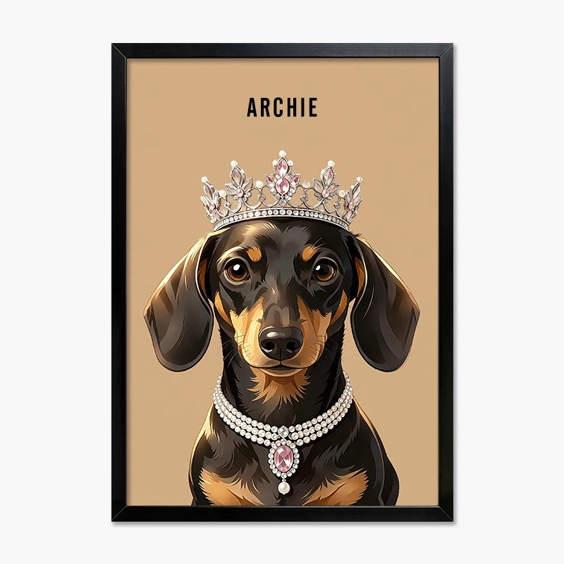 The King | Pet Portrait Print