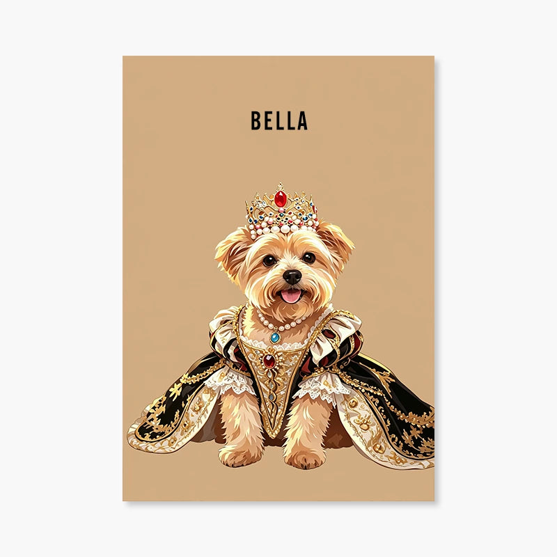 The Queen | Pet Portrait Print