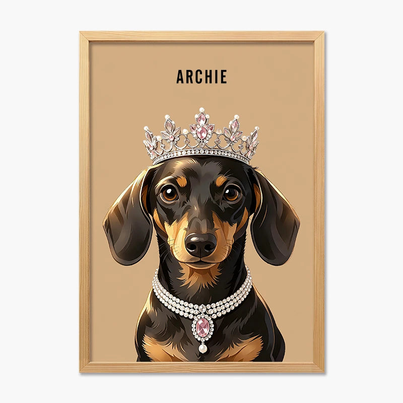 The King | Pet Portrait Print