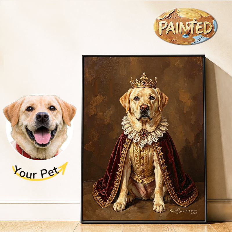 The King | Hand-painted Pet Portrait