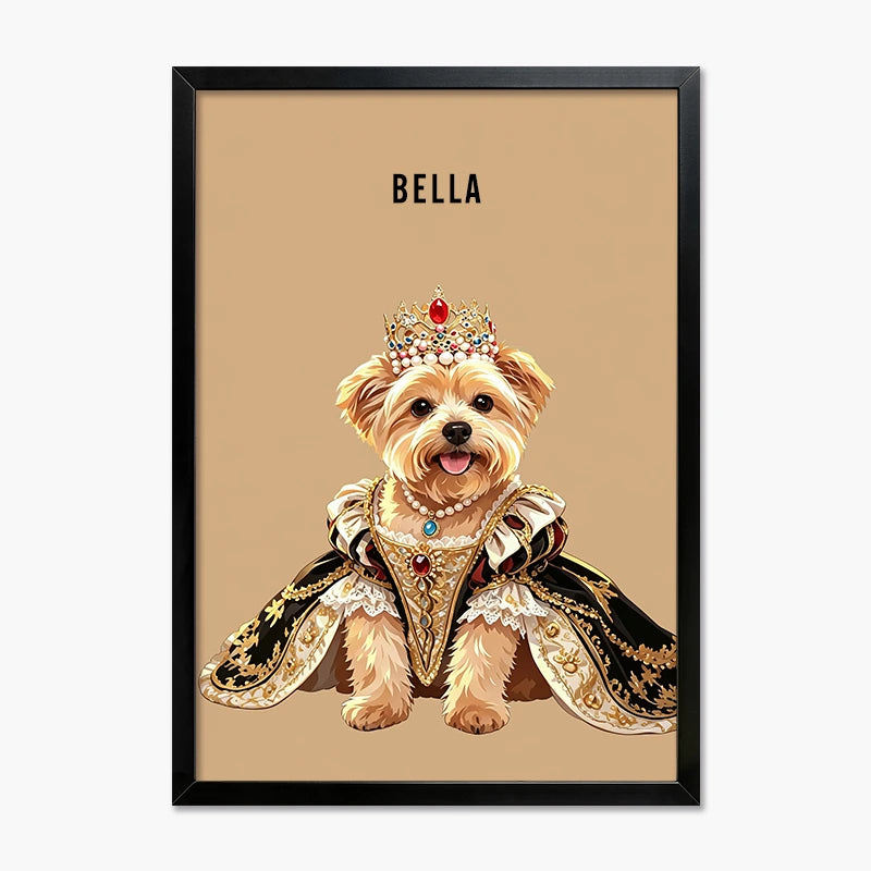 The Queen | Pet Portrait Print