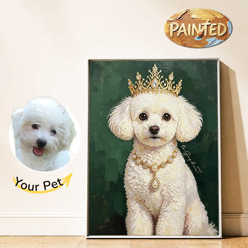The Queen | Hand-painted Pet Portrait