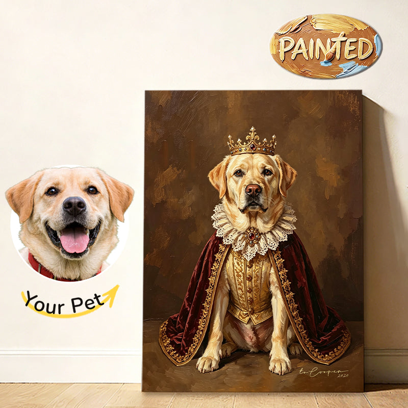 The King | Hand-painted Pet Portrait
