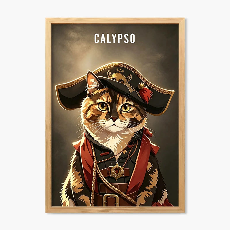 The Pirate Captain | Pet Portrait Print