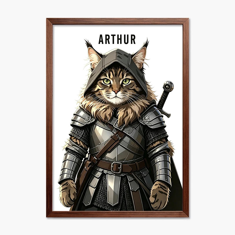 The Knight | Pet Portrait Print