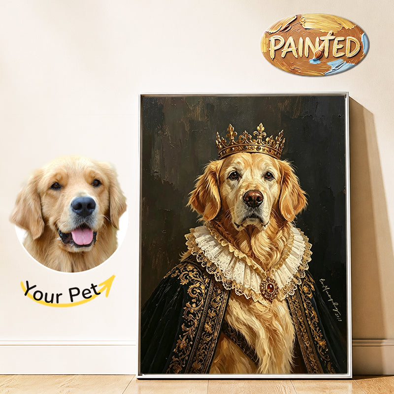 The King | Hand-painted Pet Portrait