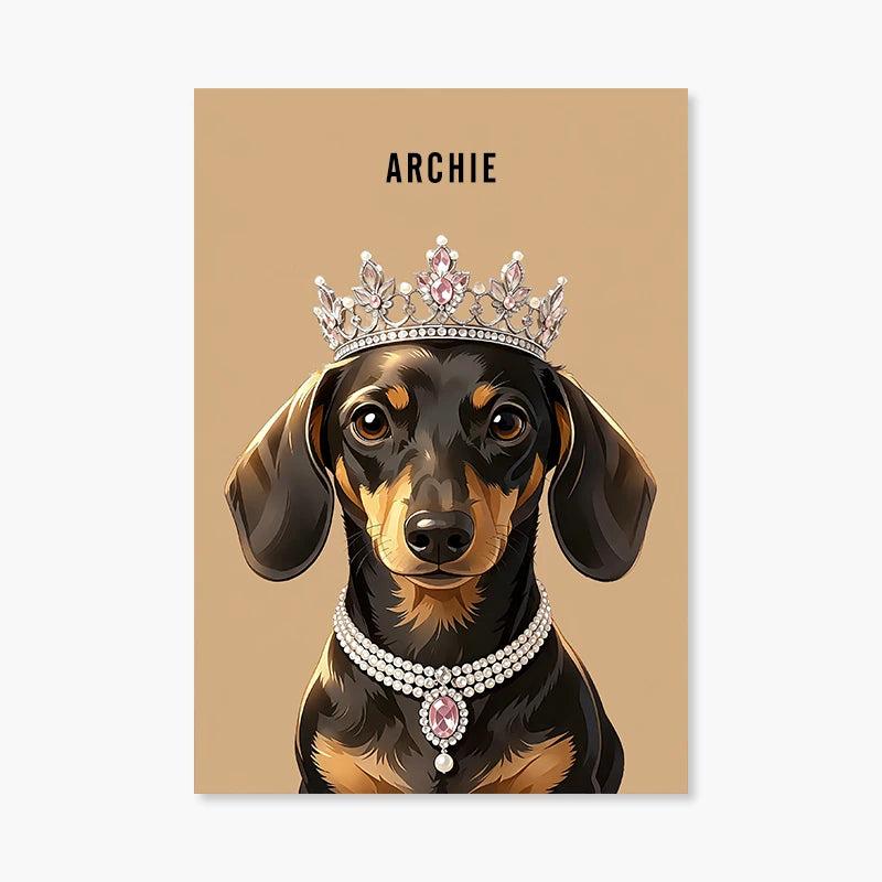 The King | Pet Portrait Print