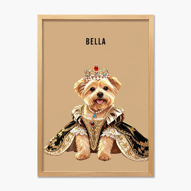 The Queen | Pet Portrait Print