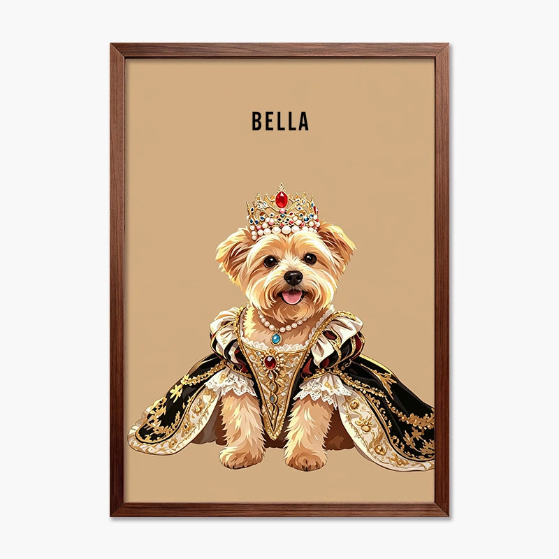 The Queen | Pet Portrait Print