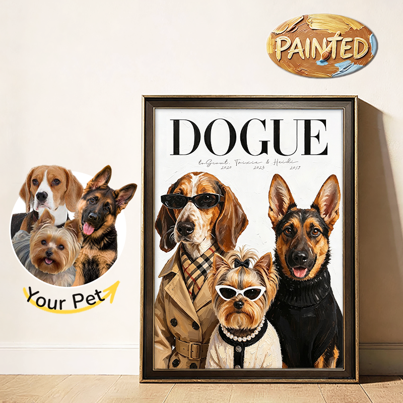 Cover Model | Hand-painted Pet Portrait