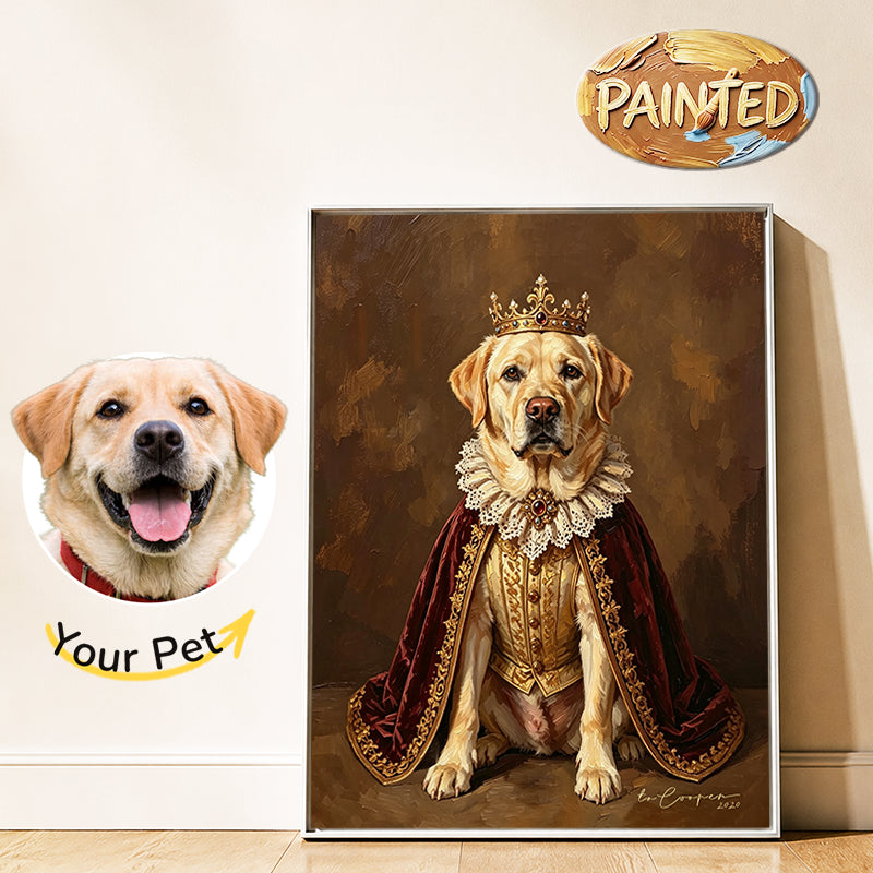 The King | Hand-painted Pet Portrait