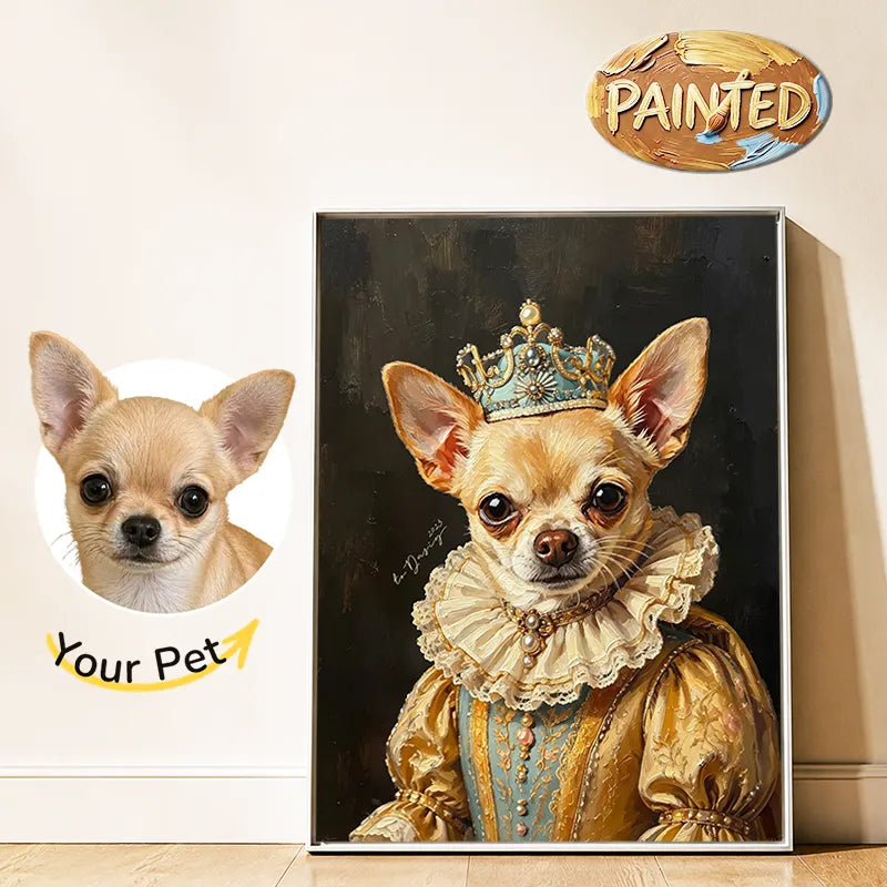 The Queen | Hand-painted Pet Portrait