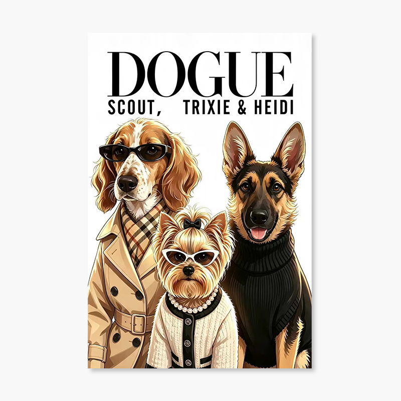 Cover Model | Pet Portrait Print
