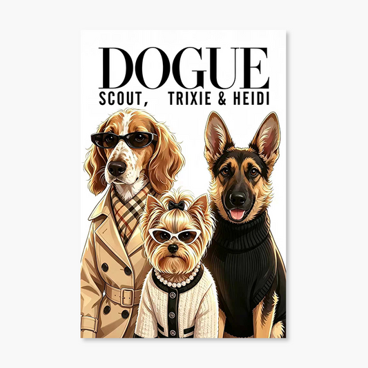 Cover Model | Pet Portrait Print