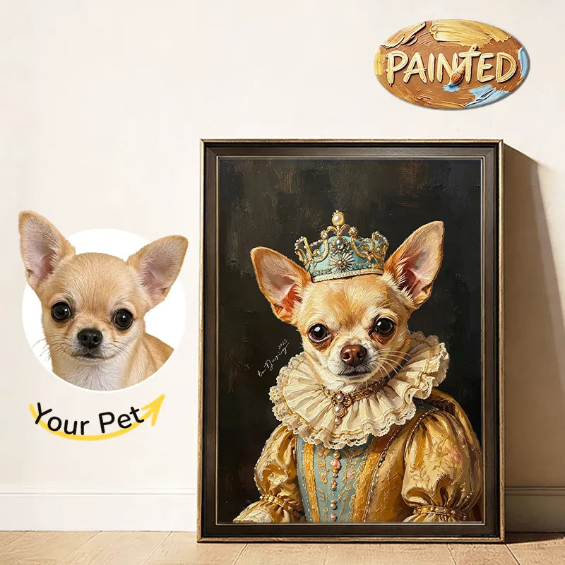The Queen | Hand-painted Pet Portrait