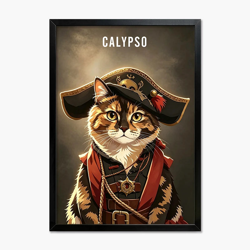The Pirate Captain | Pet Portrait Print