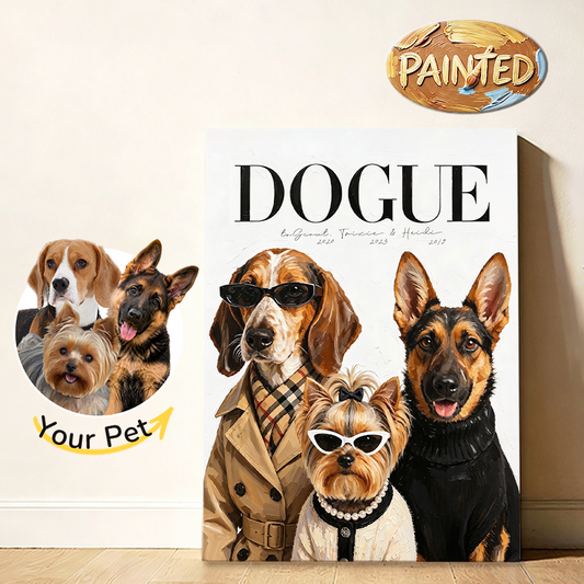 Cover Model | Hand-painted Pet Portrait