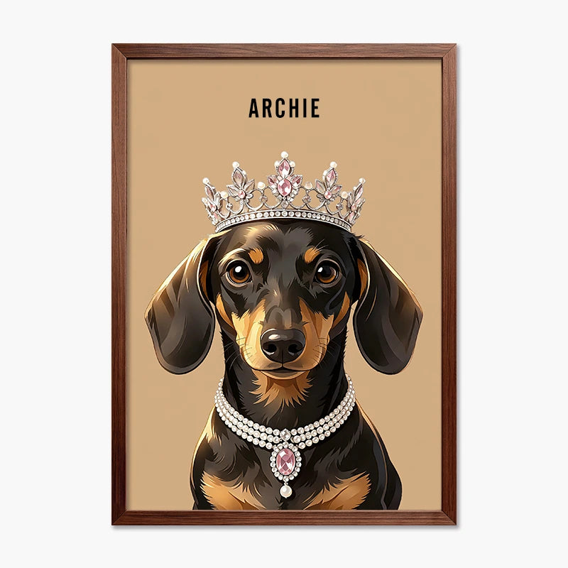 The King | Pet Portrait Print