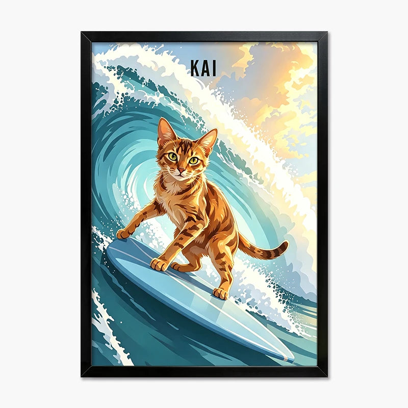 Surfer | Pet Portrait Print