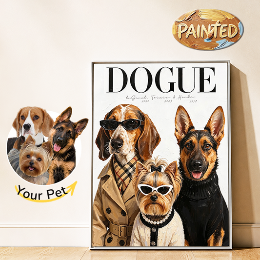 Cover Model | Hand-painted Pet Portrait