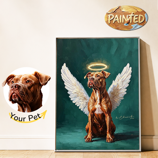 Holy Angel | Hand-painted Pet Portrait