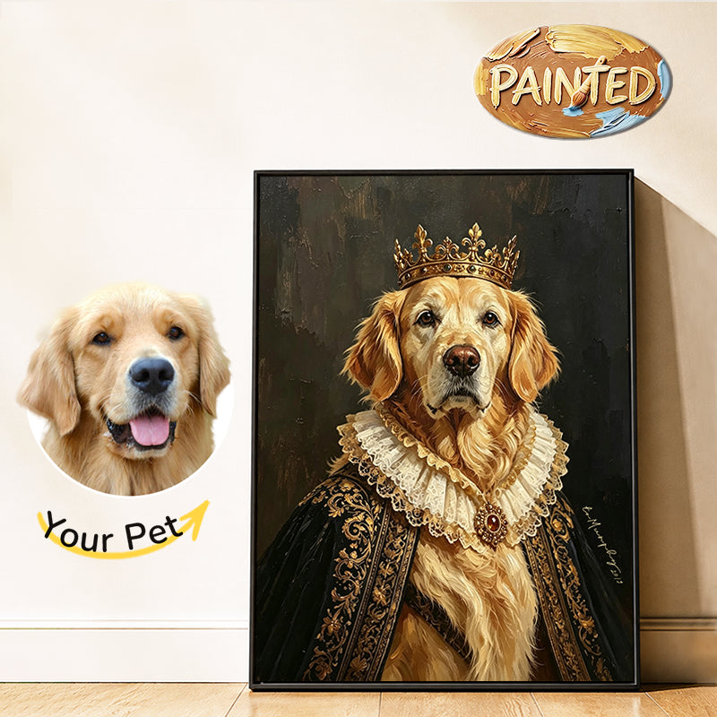 The King | Hand-painted Pet Portrait