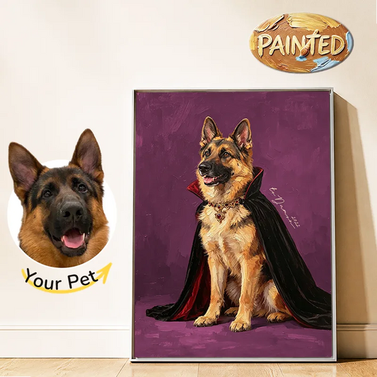 The Count | Hand-painted Pet Portrait