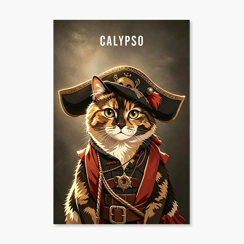 The Pirate Captain | Pet Portrait Print