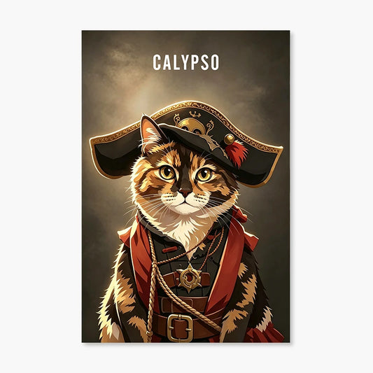The Pirate Captain | Pet Portrait Print