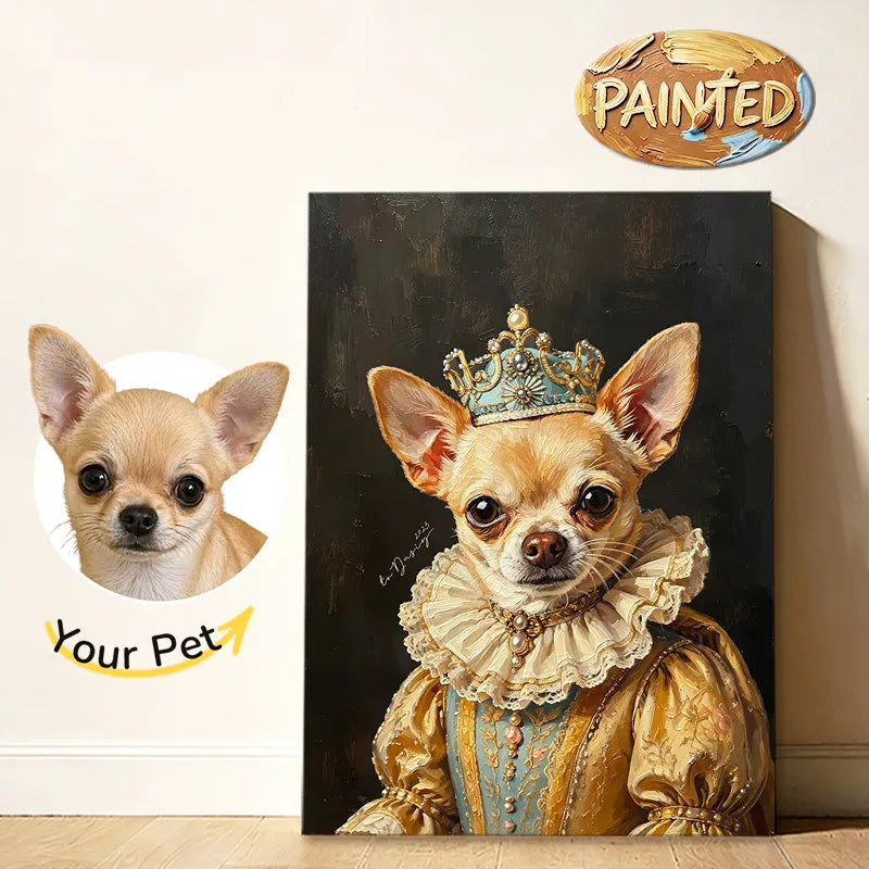 The Queen | Hand-painted Pet Portrait