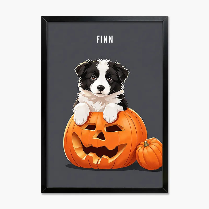 Pumpkin king | Pet Portrait Print