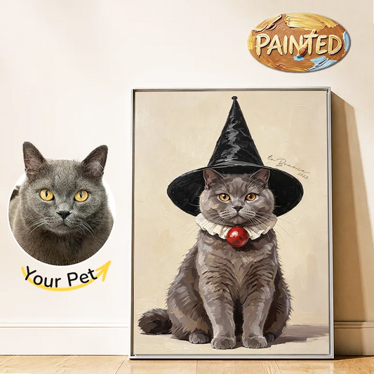 Witch | Hand-painted Pet Portrait