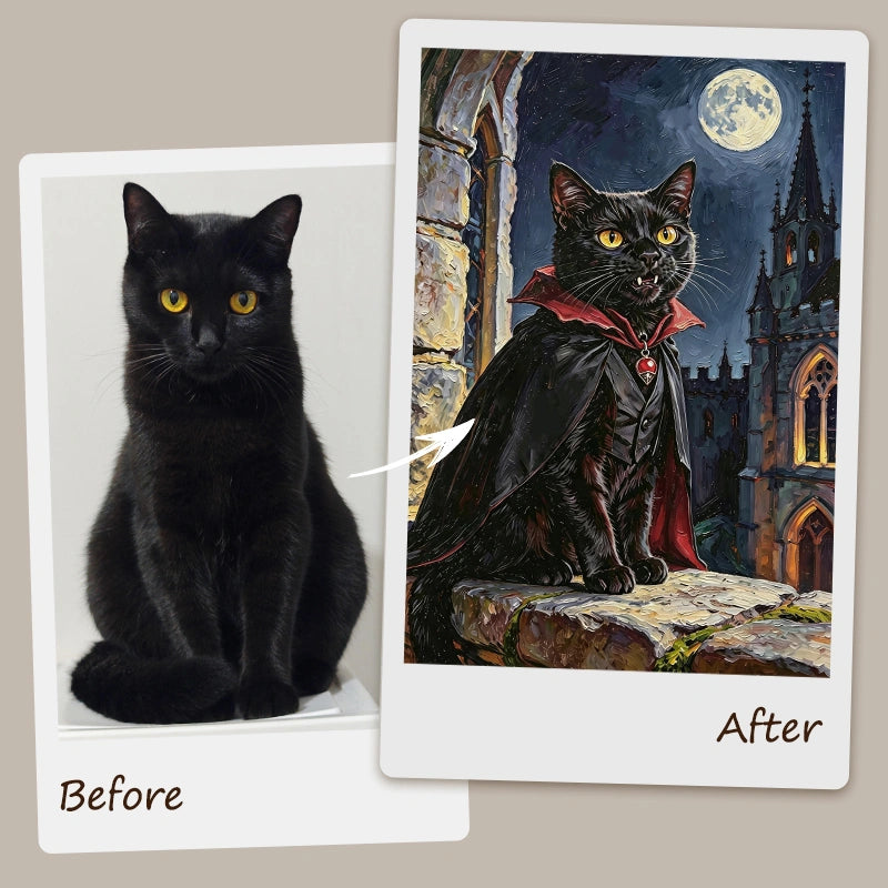 Custom Hand-Painted Pet Portrait |  The Sci-Fi Hero Collection