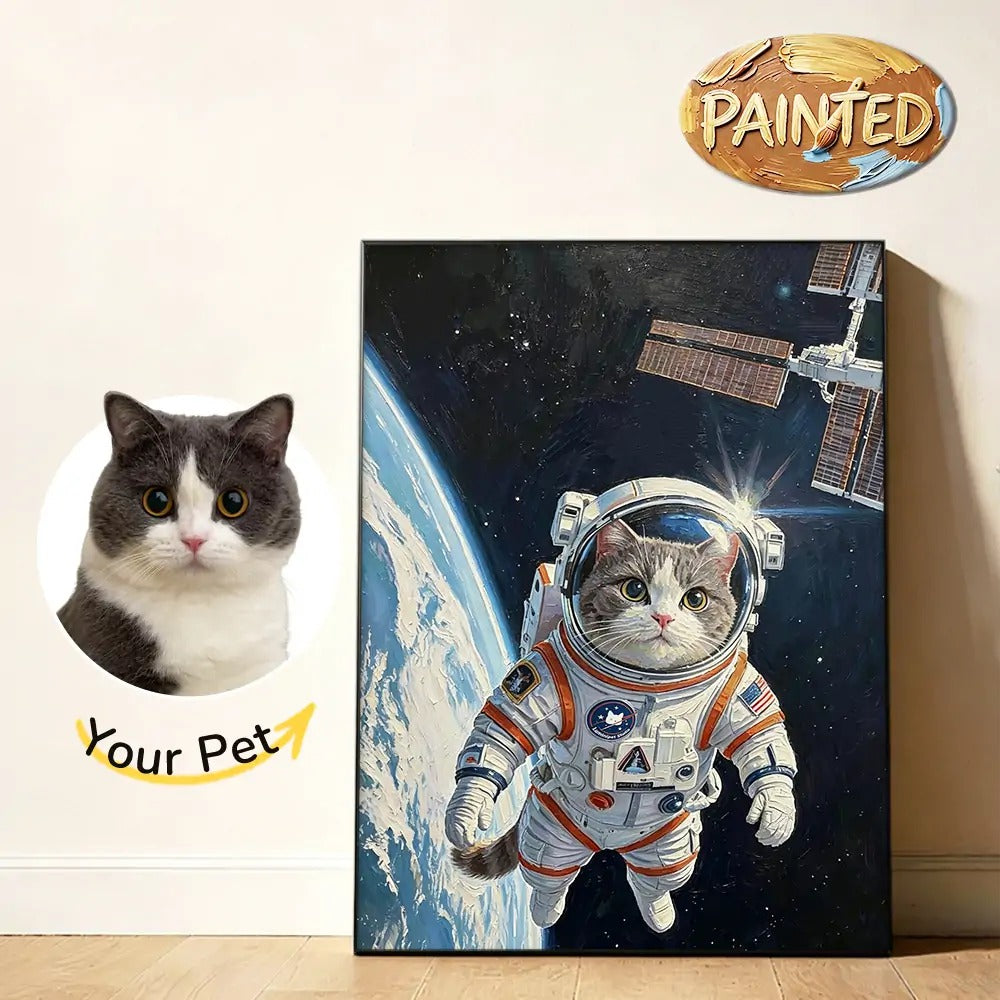Hand-painted Pet Portrait example from the Character Roles collection