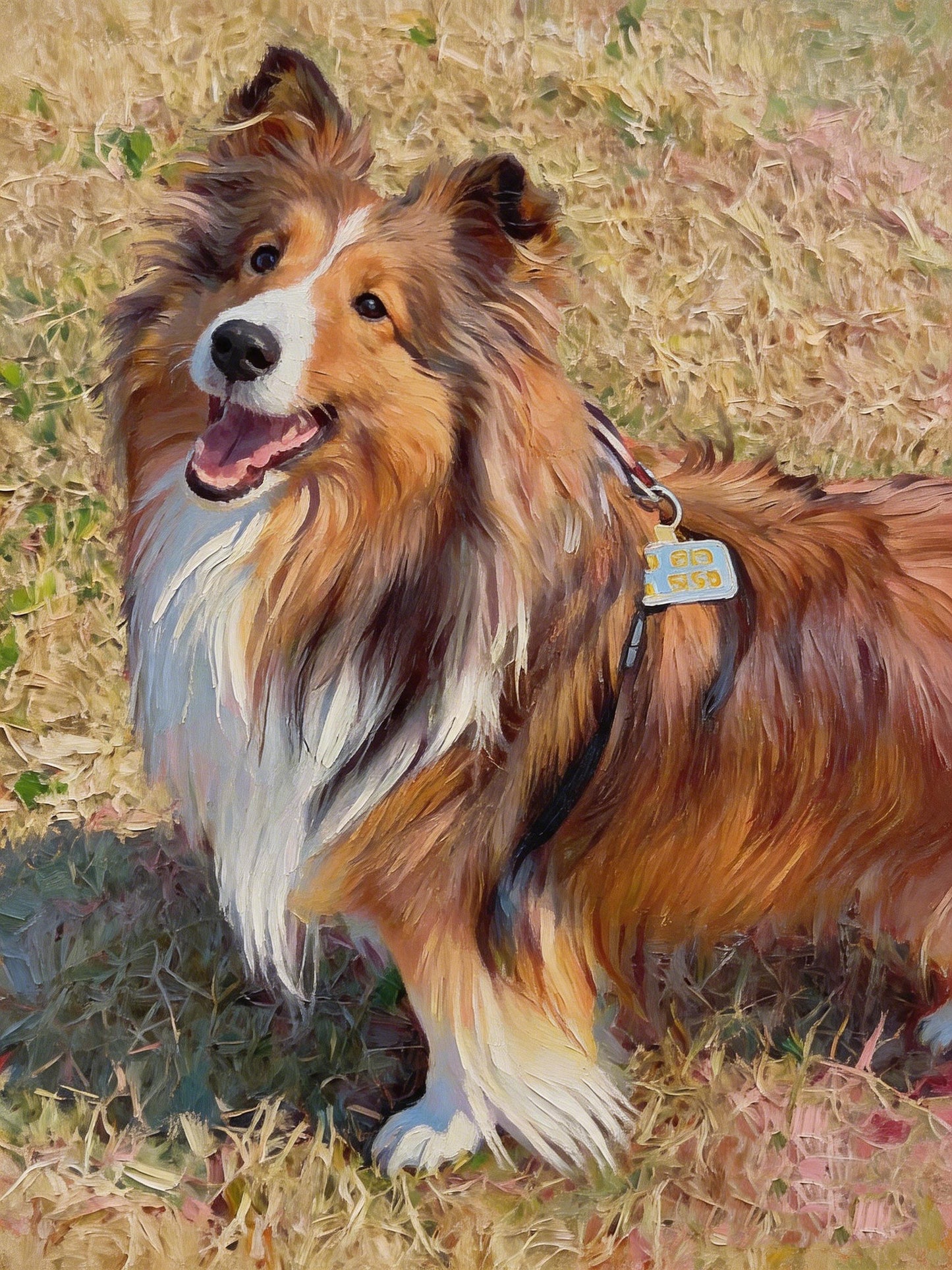 Custom Hand-Painted Pet Portrait |  The Realistic